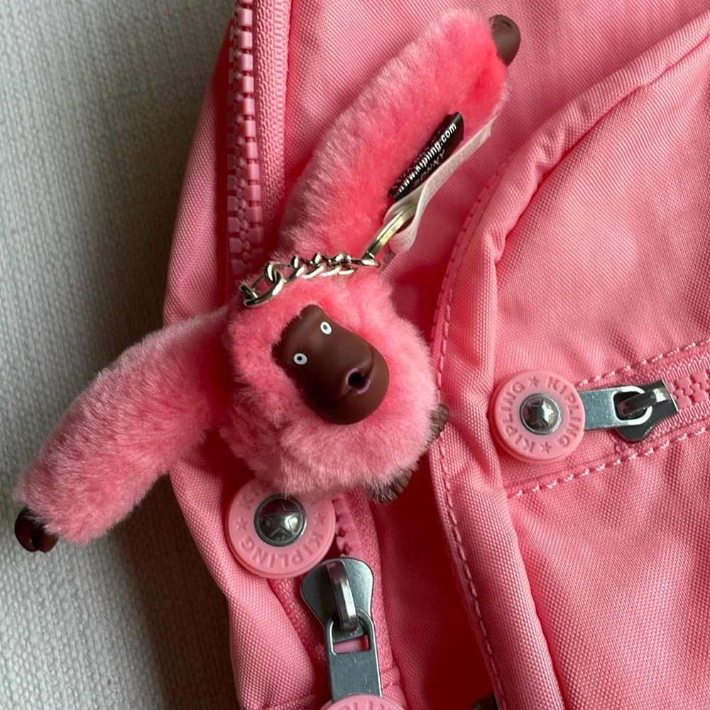 NWT Kipling Seoul Large Laptop Backpack - Enjoyable Blush Pink
